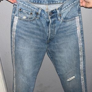 501 Ankle Straight Jeans In Diamond In The Rough